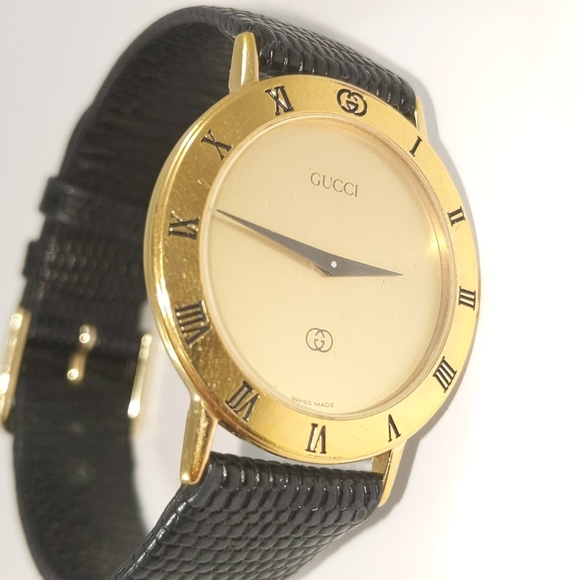 Other - Vintage Gucci 3000 Swiss Roman Numeral Watch